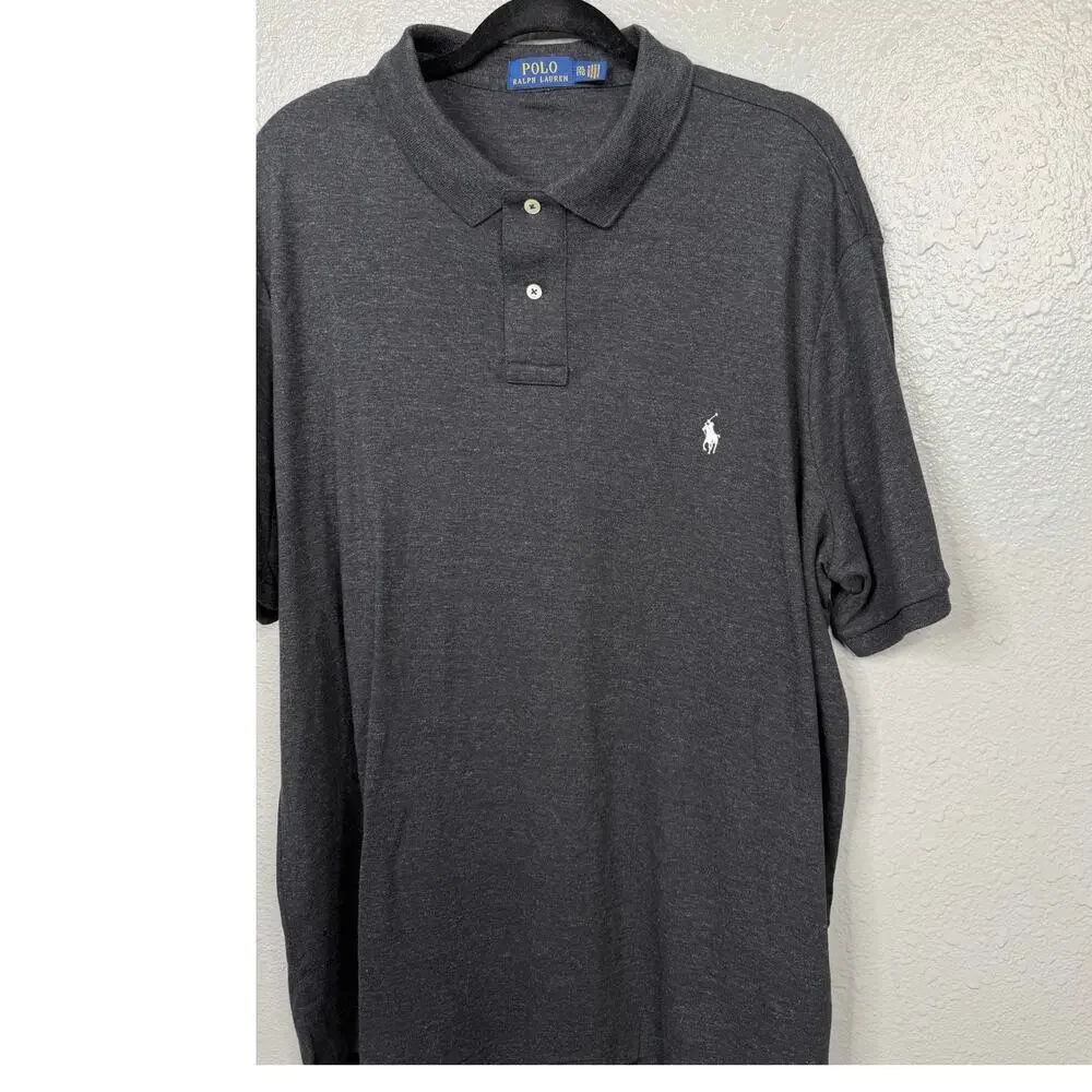 Polo Ralph Lauren Men’s Grey Polo Shirt / Size-XXL TTG